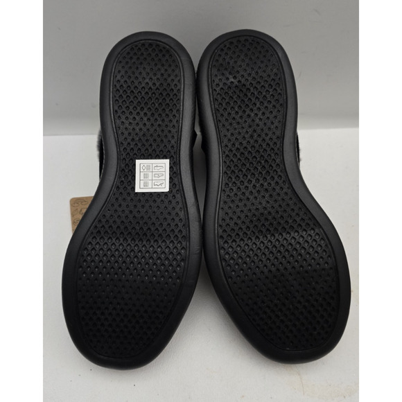 Skechers Campfire Slipper Boots Faux Fur Ankle Black Size 8 - Picture 8 of 9